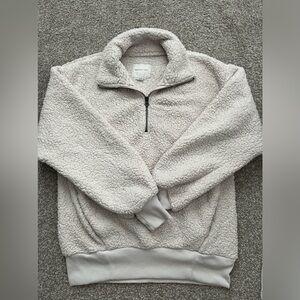 Fuzzy Sherpa American Eagle Quarter Zip